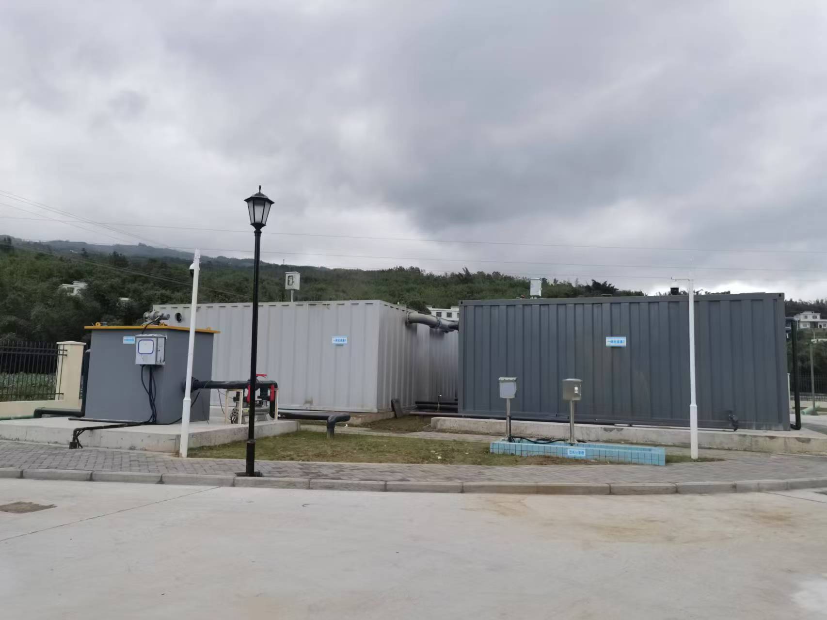 1500噸/天新農(nóng)村建設(shè)污水處理站